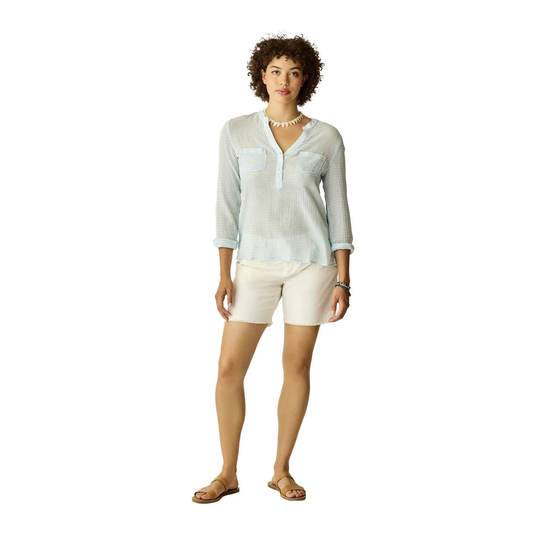 Carve Designs Women's Dylan Gauze Shirt - Image 3